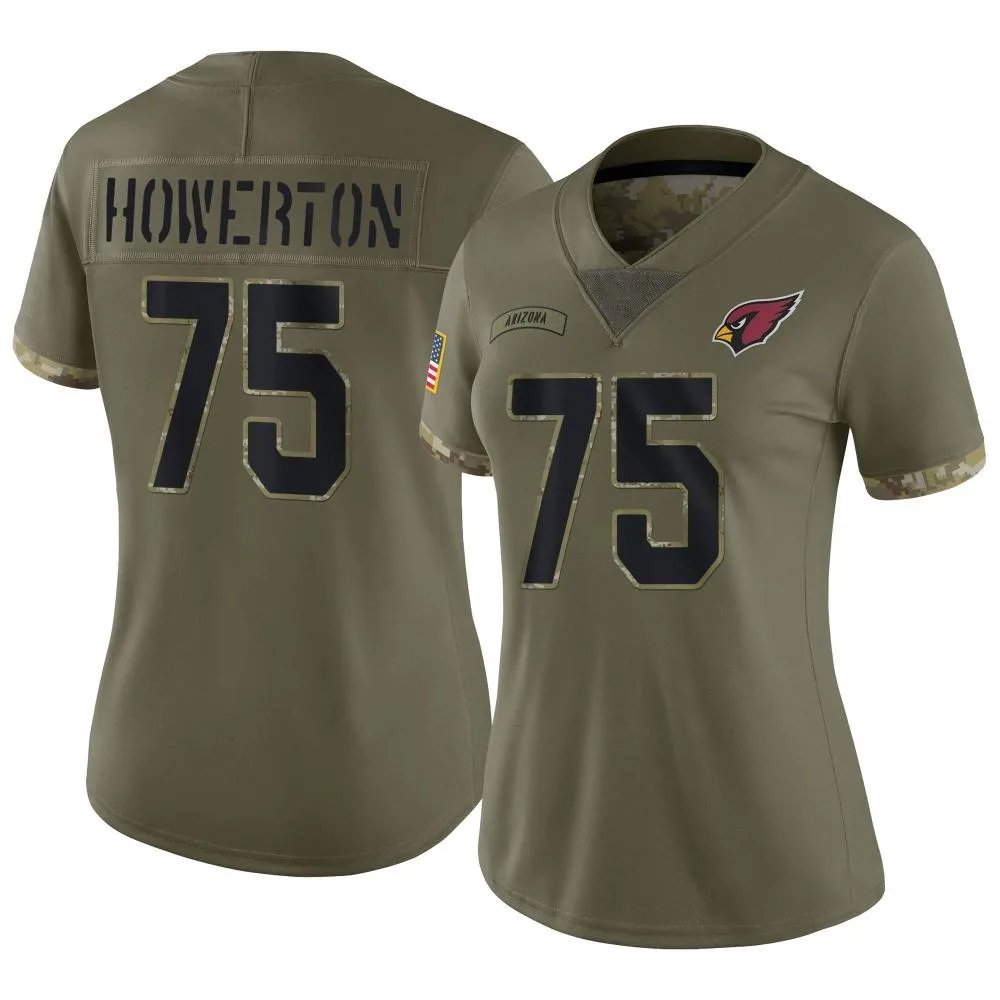 Women's Arizona Cardinals Hayden Howerton Nike 2022 Salute To Service Limited Olive Jersey Women's Arizona Cardinals Hayden Howerton Nike 2022 Salute To Service Limited Olive Jersey