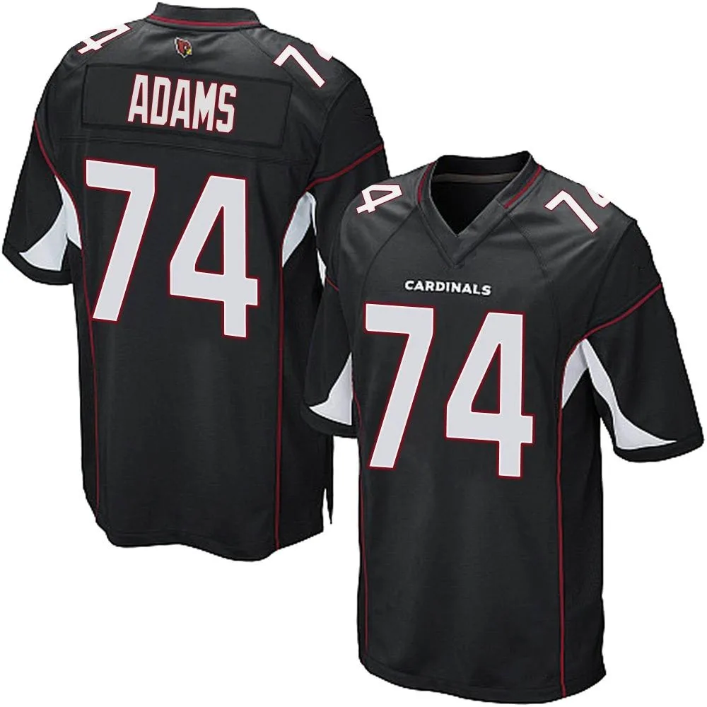 Men's Arizona Cardinals Isaiah Adams Nike Alternate Game Black Jersey Men's Arizona Cardinals Isaiah Adams Nike Alternate Game Black Jersey
