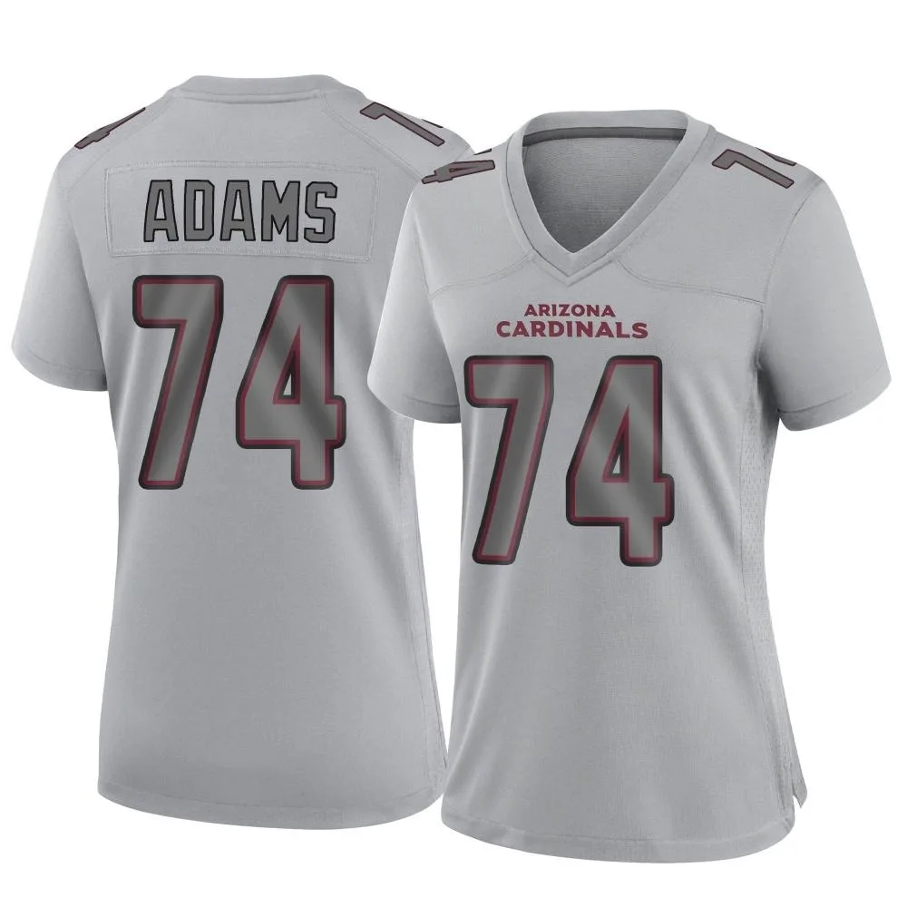 Women's Arizona Cardinals Isaiah Adams Nike Atmosphere Fashion Game Gray Jersey Women's Arizona Cardinals Isaiah Adams Nike Atmosphere Fashion Game Gray Jersey