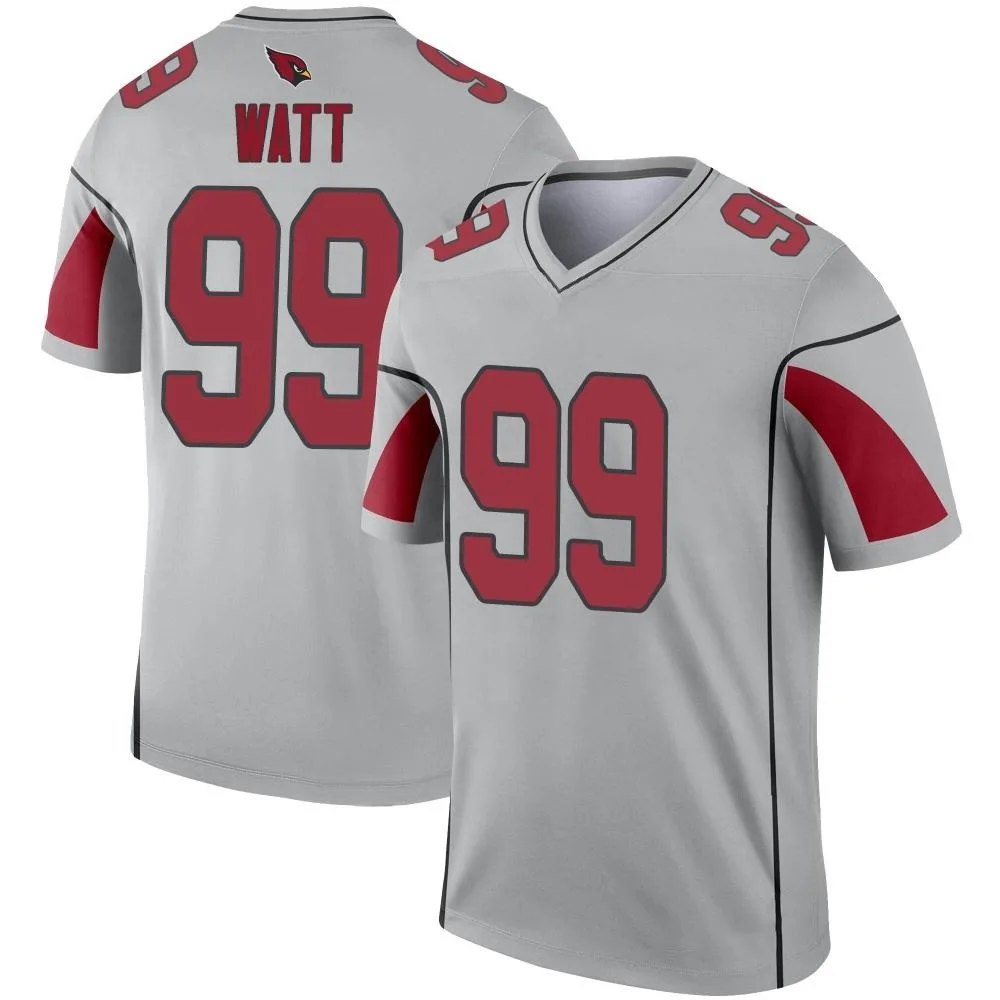 Men's Arizona Cardinals J.j. Watt Nike Inverted Silver Legend Jersey Men's Arizona Cardinals J.j. Watt Nike Inverted Silver Legend Jersey