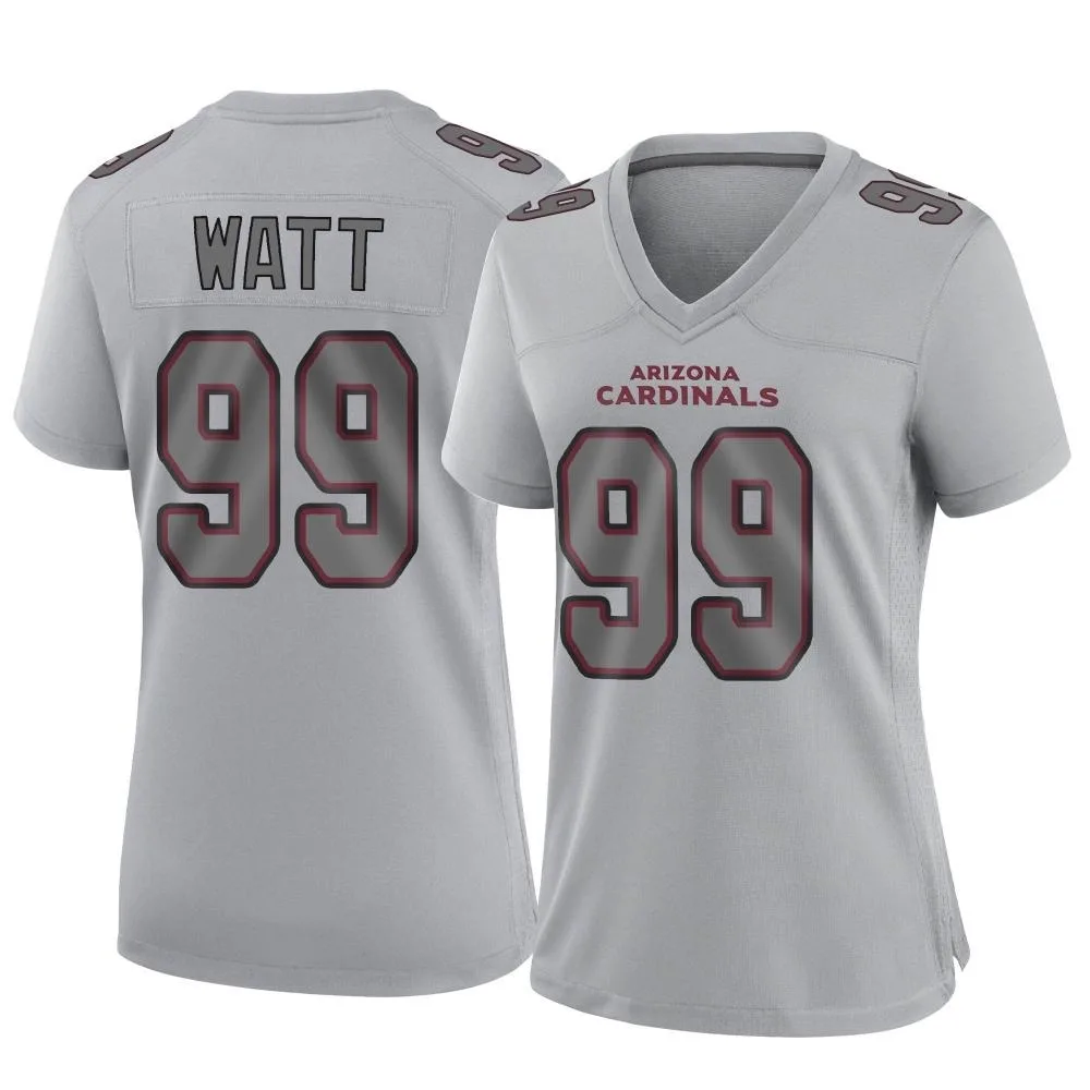 Women's Arizona Cardinals J.j. Watt Nike Atmosphere Fashion Game Gray Jersey Women's Arizona Cardinals J.j. Watt Nike Atmosphere Fashion Game Gray Jersey