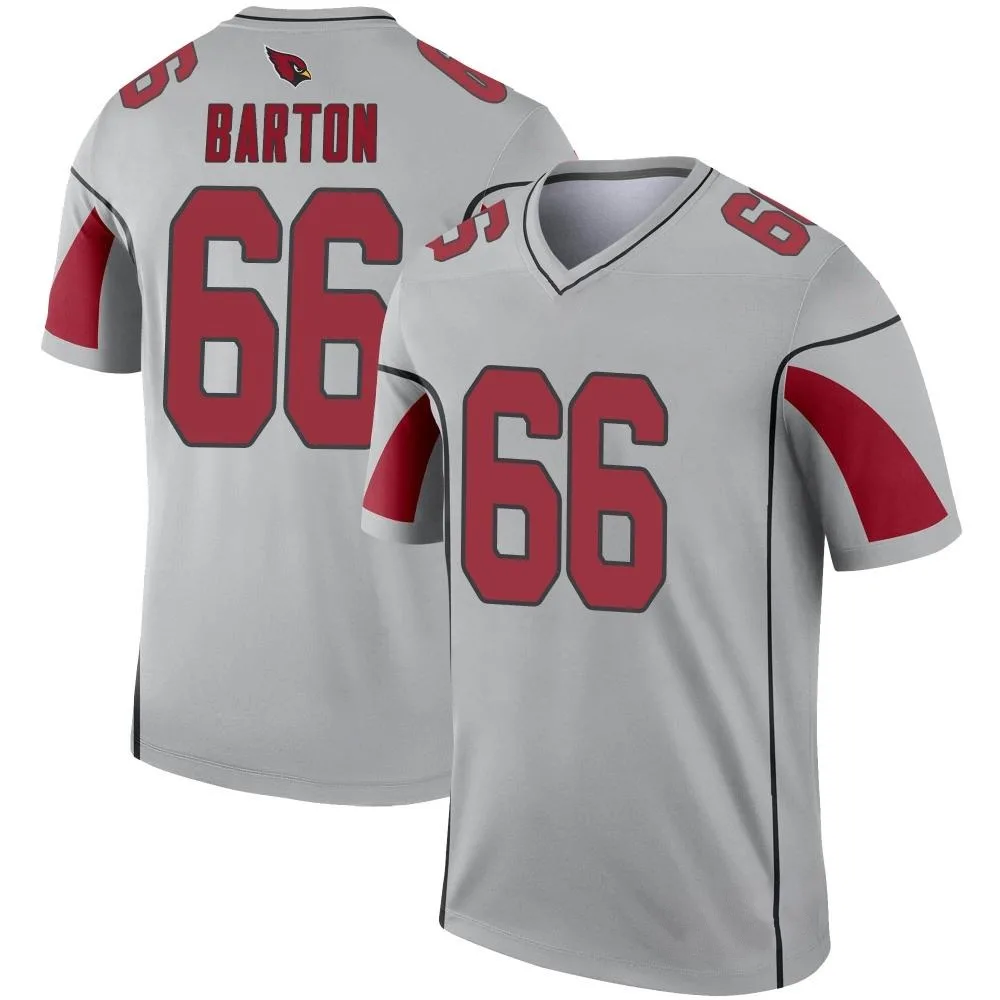 Youth Arizona Cardinals Jackson Barton Nike Inverted Silver Legend Jersey Youth Arizona Cardinals Jackson Barton Nike Inverted Silver Legend Jersey