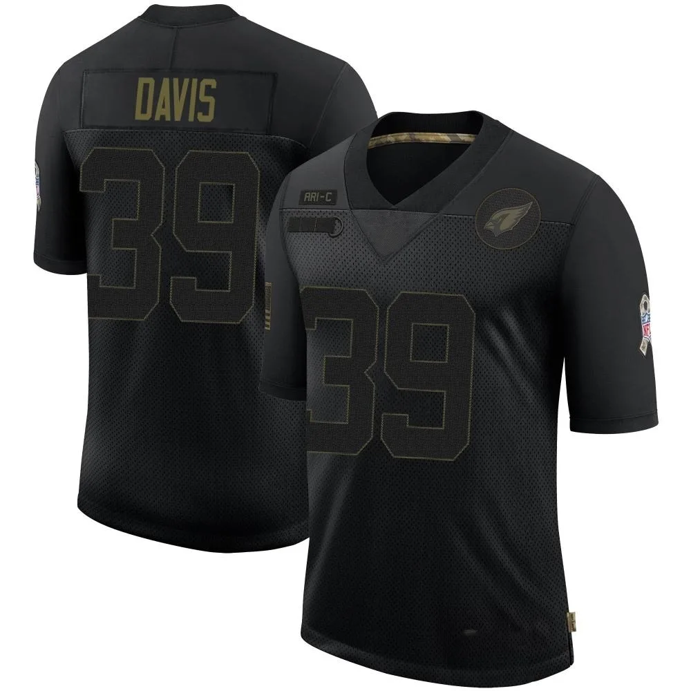 Youth Arizona Cardinals Jaden Davis Nike 2020 Salute To Service Limited Black Jersey Youth Arizona Cardinals Jaden Davis Nike 2020 Salute To Service Limited Black Jersey