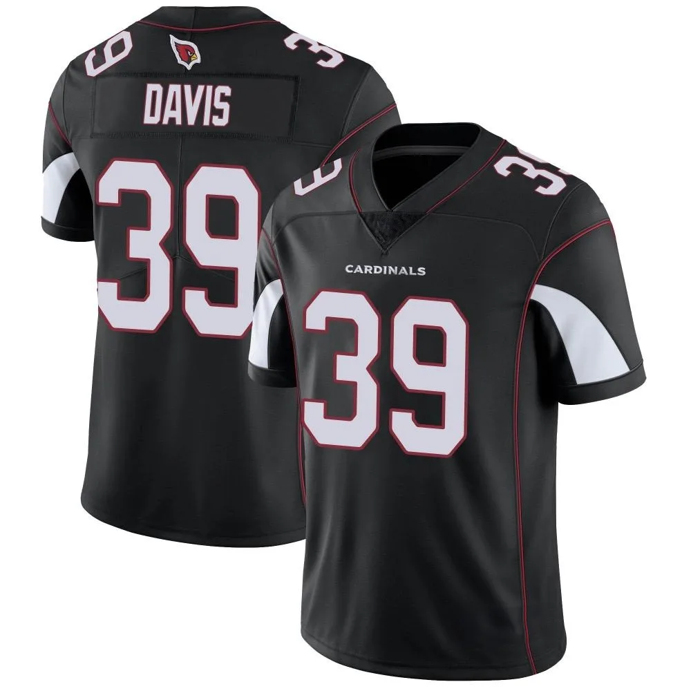 Youth Arizona Cardinals Jaden Davis Nike Vapor Untouchable Limited Black Jersey Youth Arizona Cardinals Jaden Davis Nike Vapor Untouchable Limited Black Jersey