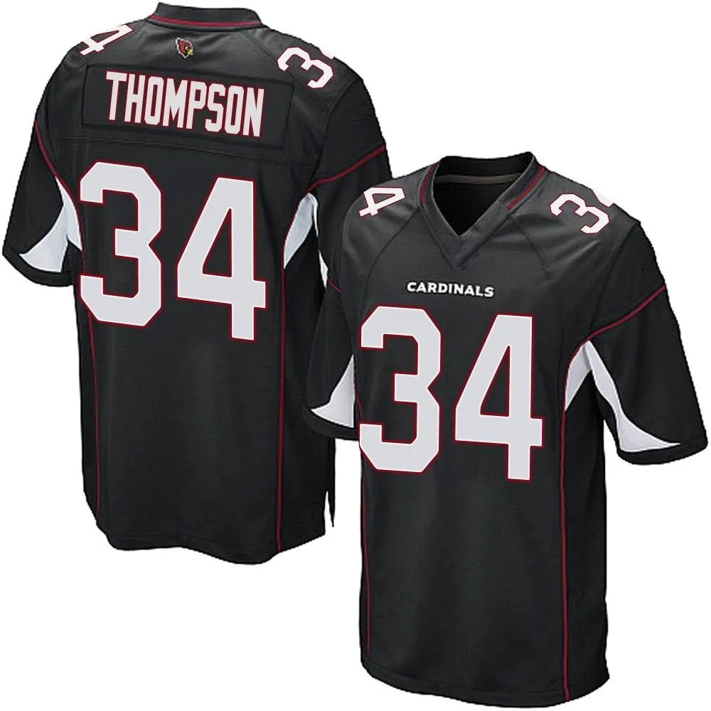 Men's Arizona Cardinals Jalen Thompson Nike Alternate Game Black Jersey Men's Arizona Cardinals Jalen Thompson Nike Alternate Game Black Jersey