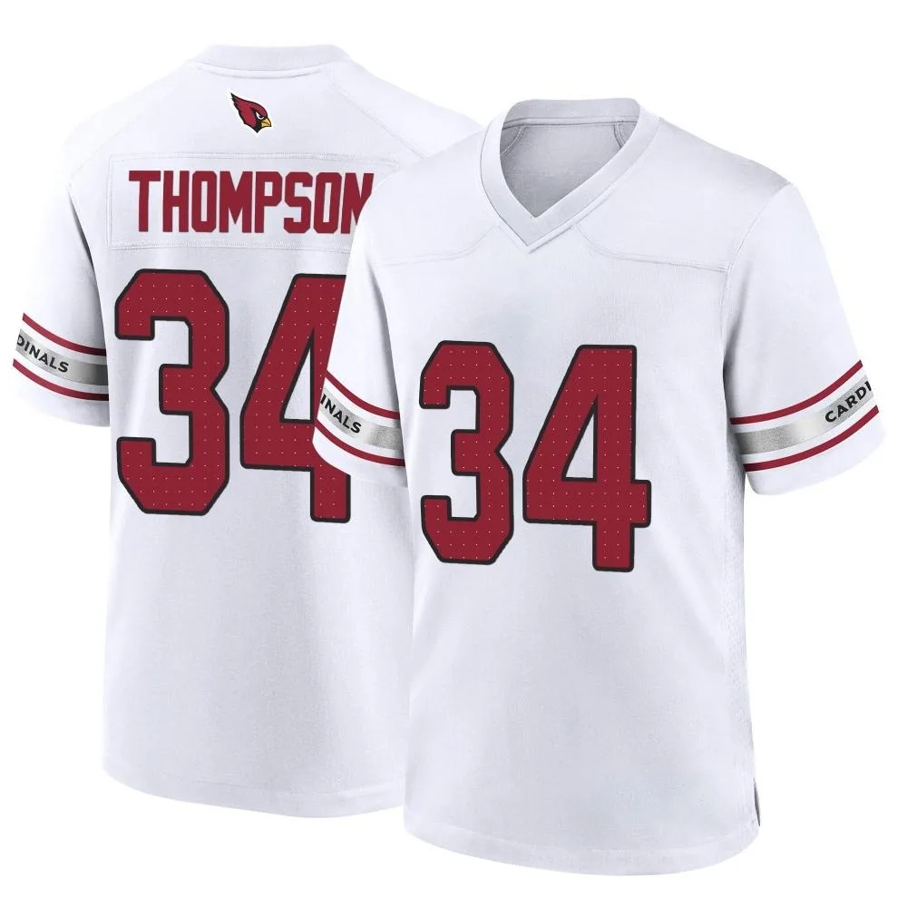 Men's Arizona Cardinals Jalen Thompson Nike Game White Jersey Men's Arizona Cardinals Jalen Thompson Nike Game White Jersey