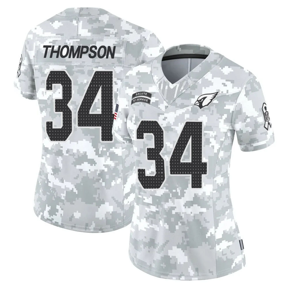 Women's Arizona Cardinals Jalen Thompson Nike 2024 Salute To Service Limited Arctic Camo Jersey Women's Arizona Cardinals Jalen Thompson Nike 2024 Salute To Service Limited Arctic Camo Jersey