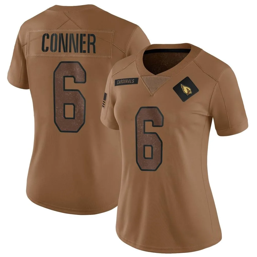 Women's Arizona Cardinals James Conner Nike 2023 Salute To Service Limited Brown Jersey Women's Arizona Cardinals James Conner Nike 2023 Salute To Service Limited Brown Jersey