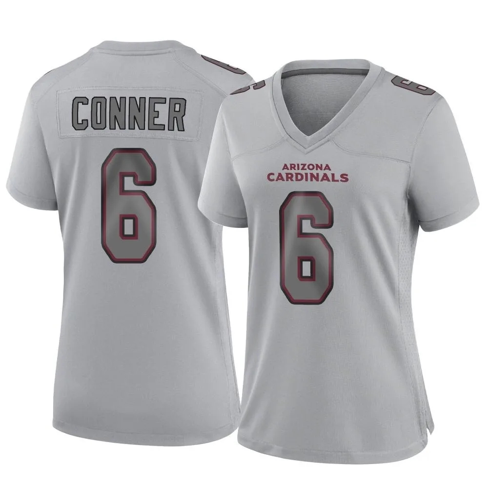 Women's Arizona Cardinals James Conner Nike Atmosphere Fashion Game Gray Jersey Women's Arizona Cardinals James Conner Nike Atmosphere Fashion Game Gray Jersey