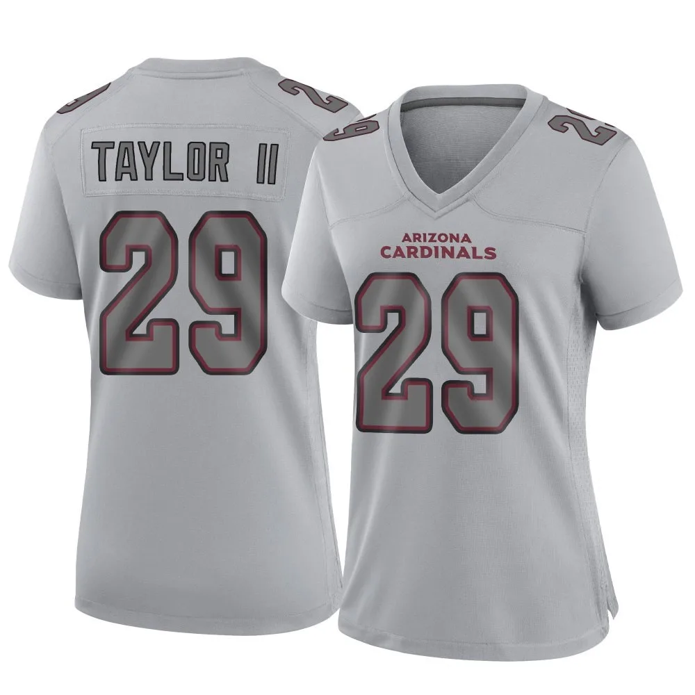 Women's Arizona Cardinals Jason Taylor Ii Nike Atmosphere Fashion Game Gray Jersey Women's Arizona Cardinals Jason Taylor Ii Nike Atmosphere Fashion Game Gray Jersey