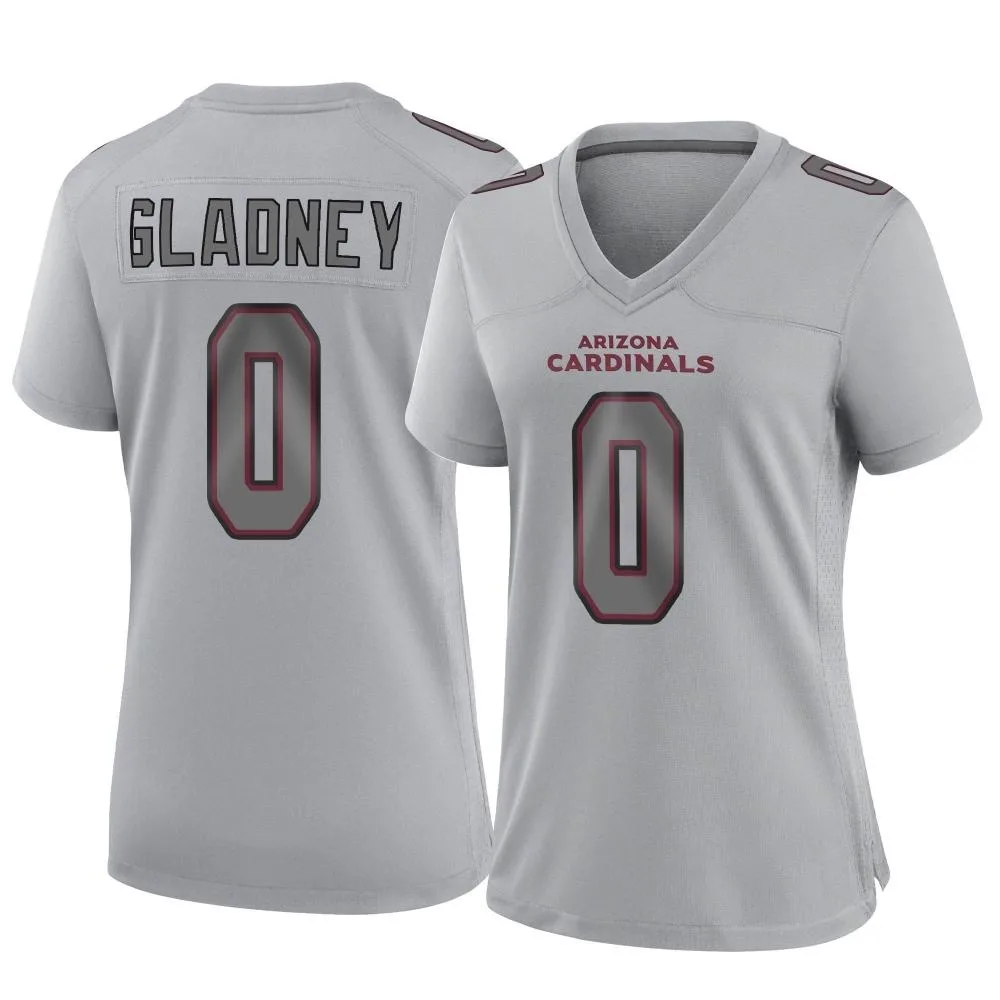 Women's Arizona Cardinals Jeff Gladney Nike Atmosphere Fashion Game Gray Jersey Women's Arizona Cardinals Jeff Gladney Nike Atmosphere Fashion Game Gray Jersey