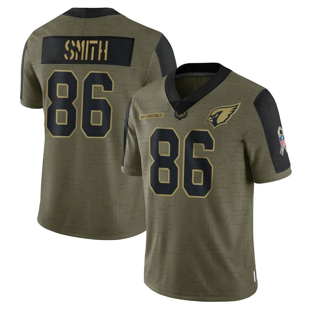 Men's Arizona Cardinals Jeff Smith Nike 2021 Salute To Service Limited Olive Jersey Men's Arizona Cardinals Jeff Smith Nike 2021 Salute To Service Limited Olive Jersey