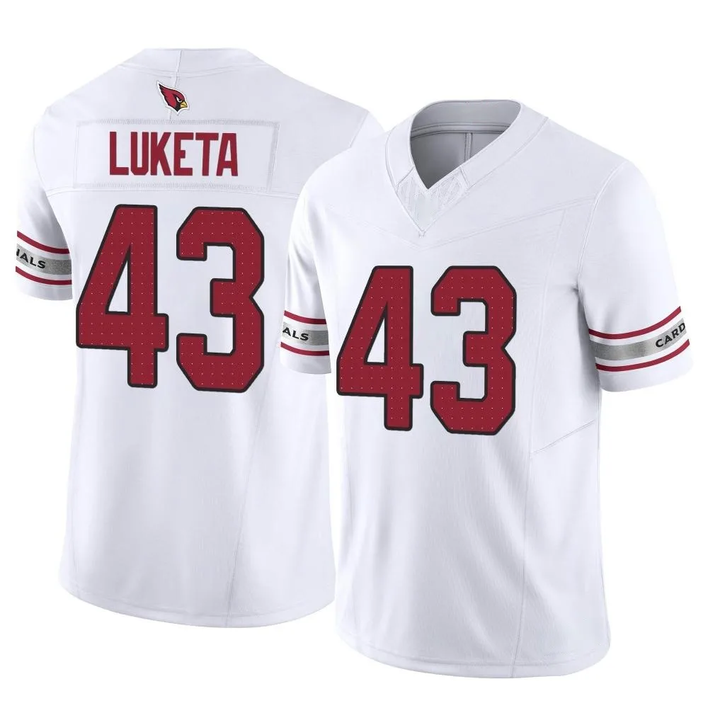 Youth Arizona Cardinals Jesse Luketa Nike Vapor F.U.S.E. Limited White Jersey Youth Arizona Cardinals Jesse Luketa Nike Vapor F.U.S.E. Limited White Jersey