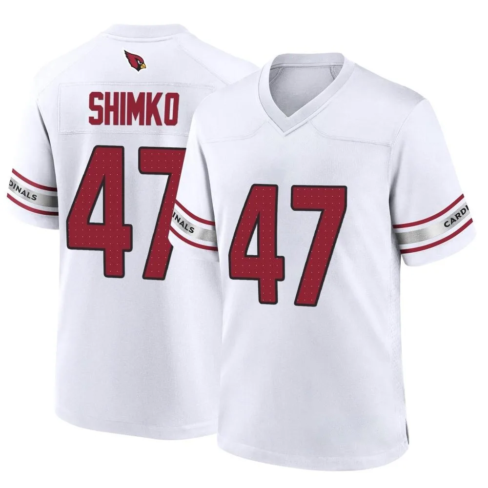 Men's Arizona Cardinals Joe Shimko Nike Game White Jersey Men's Arizona Cardinals Joe Shimko Nike Game White Jersey