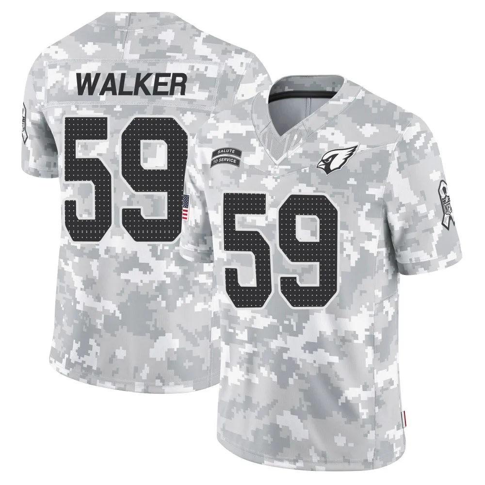 Men's Arizona Cardinals Joe Walker Nike 2024 Salute To Service Limited Arctic Camo Jersey Men's Arizona Cardinals Joe Walker Nike 2024 Salute To Service Limited Arctic Camo Jersey