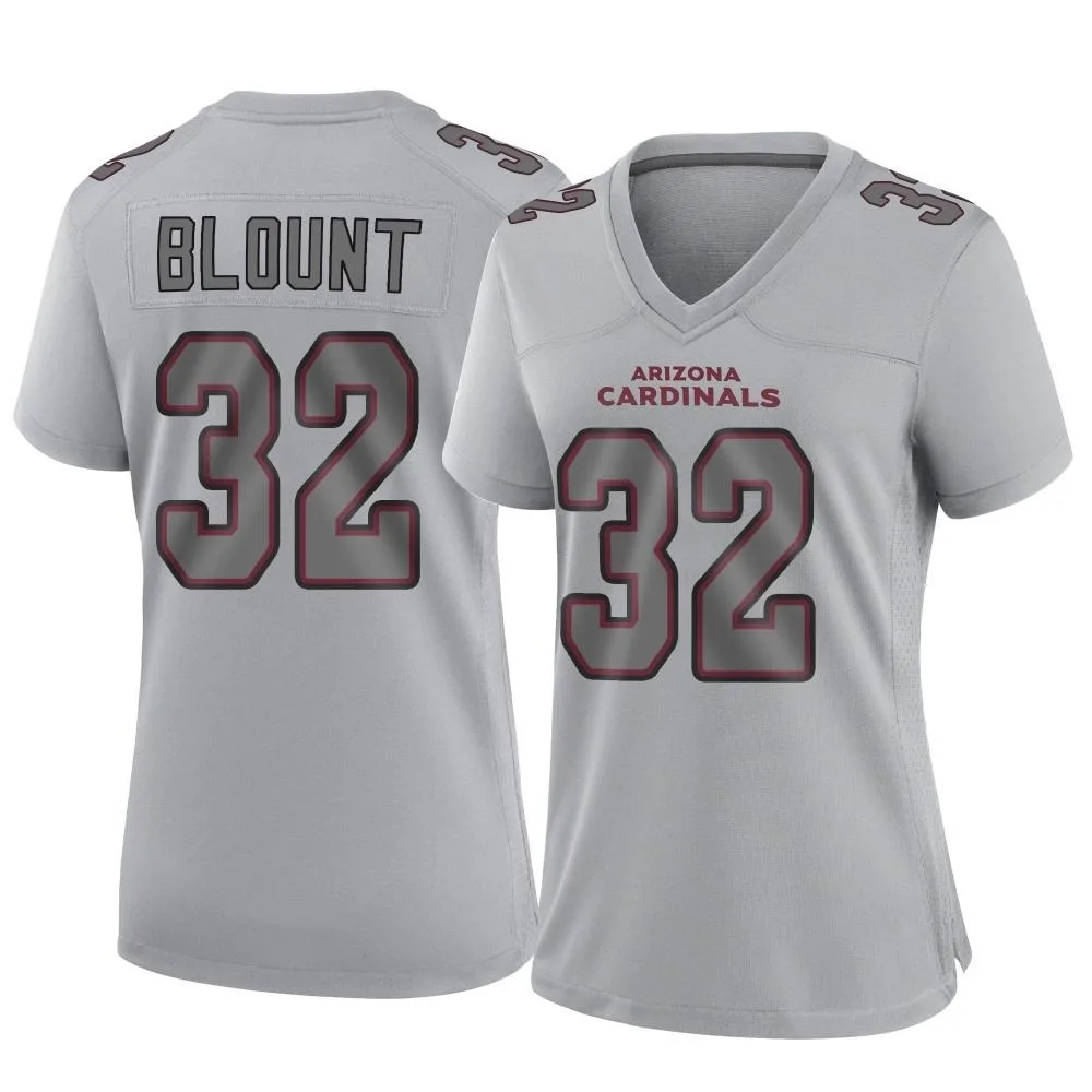 Women's Arizona Cardinals Joey Blount Nike Atmosphere Fashion Game Gray Jersey Women's Arizona Cardinals Joey Blount Nike Atmosphere Fashion Game Gray Jersey