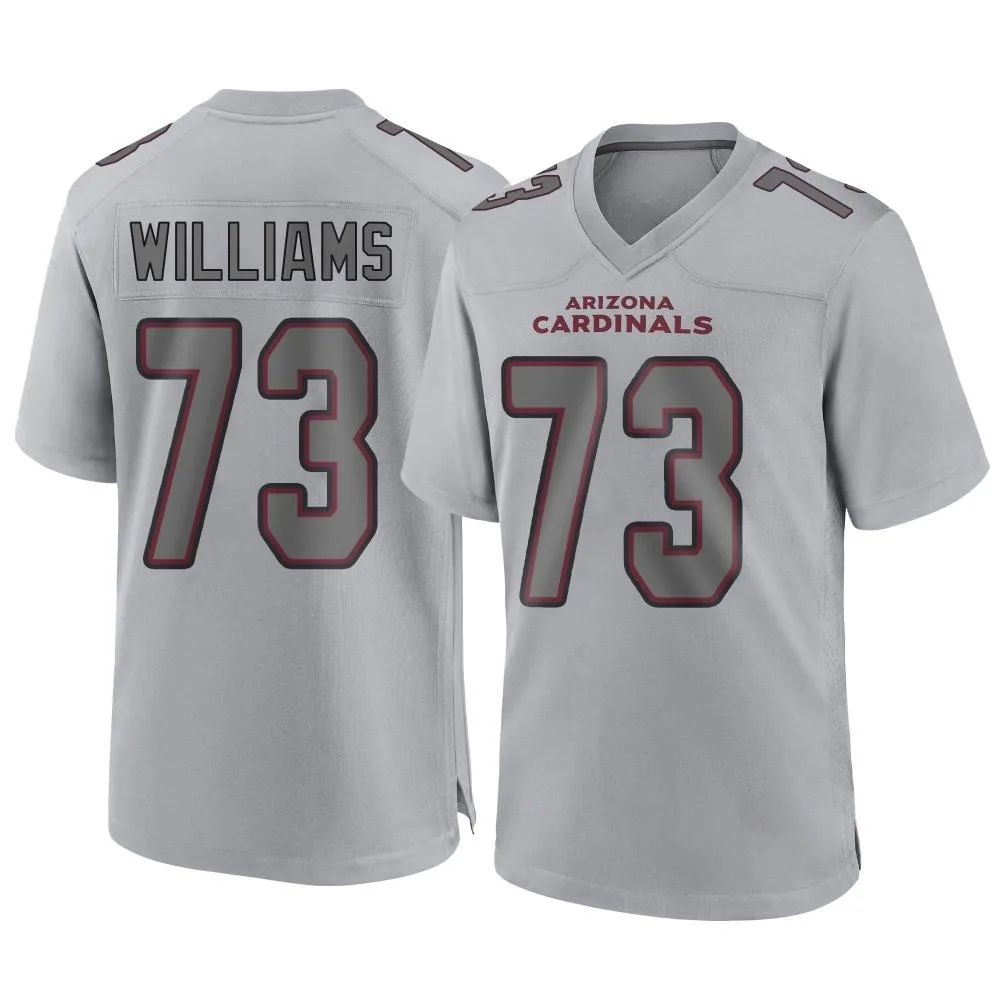 Men's Arizona Cardinals Jonah Williams Nike Atmosphere Fashion Game Gray Jersey Men's Arizona Cardinals Jonah Williams Nike Atmosphere Fashion Game Gray Jersey