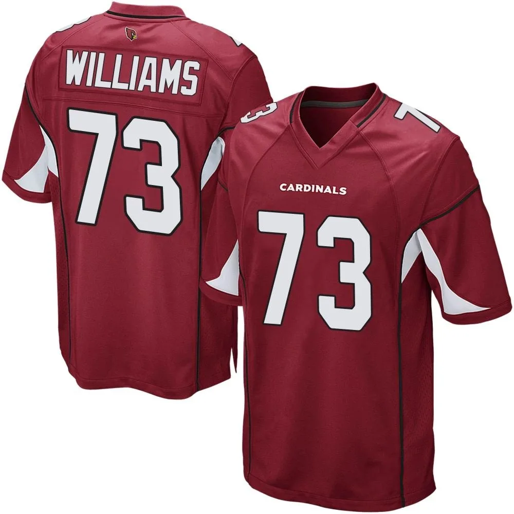 Men's Arizona Cardinals Jonah Williams Nike Cardinal Team Color Game Jersey Men's Arizona Cardinals Jonah Williams Nike Cardinal Team Color Game Jersey