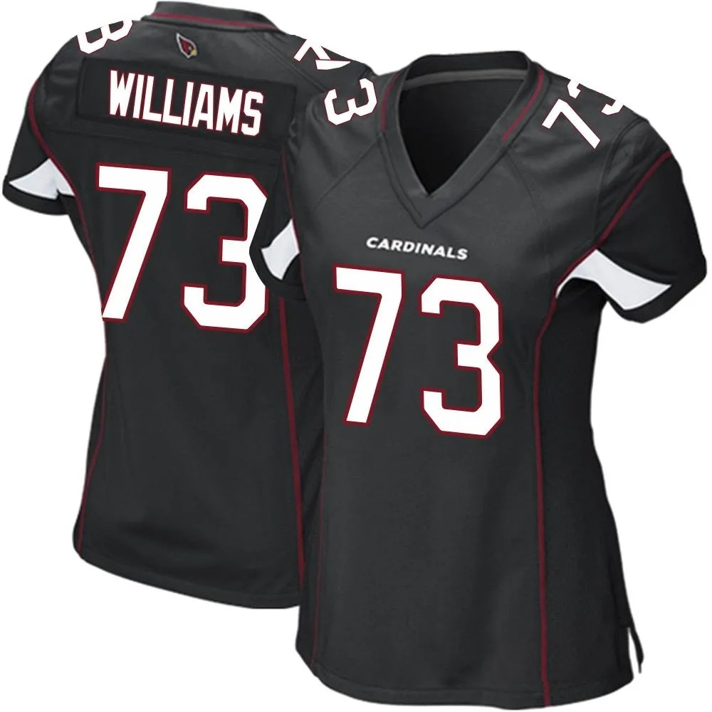 Women's Arizona Cardinals Jonah Williams Nike Alternate Game Black Jersey Women's Arizona Cardinals Jonah Williams Nike Alternate Game Black Jersey
