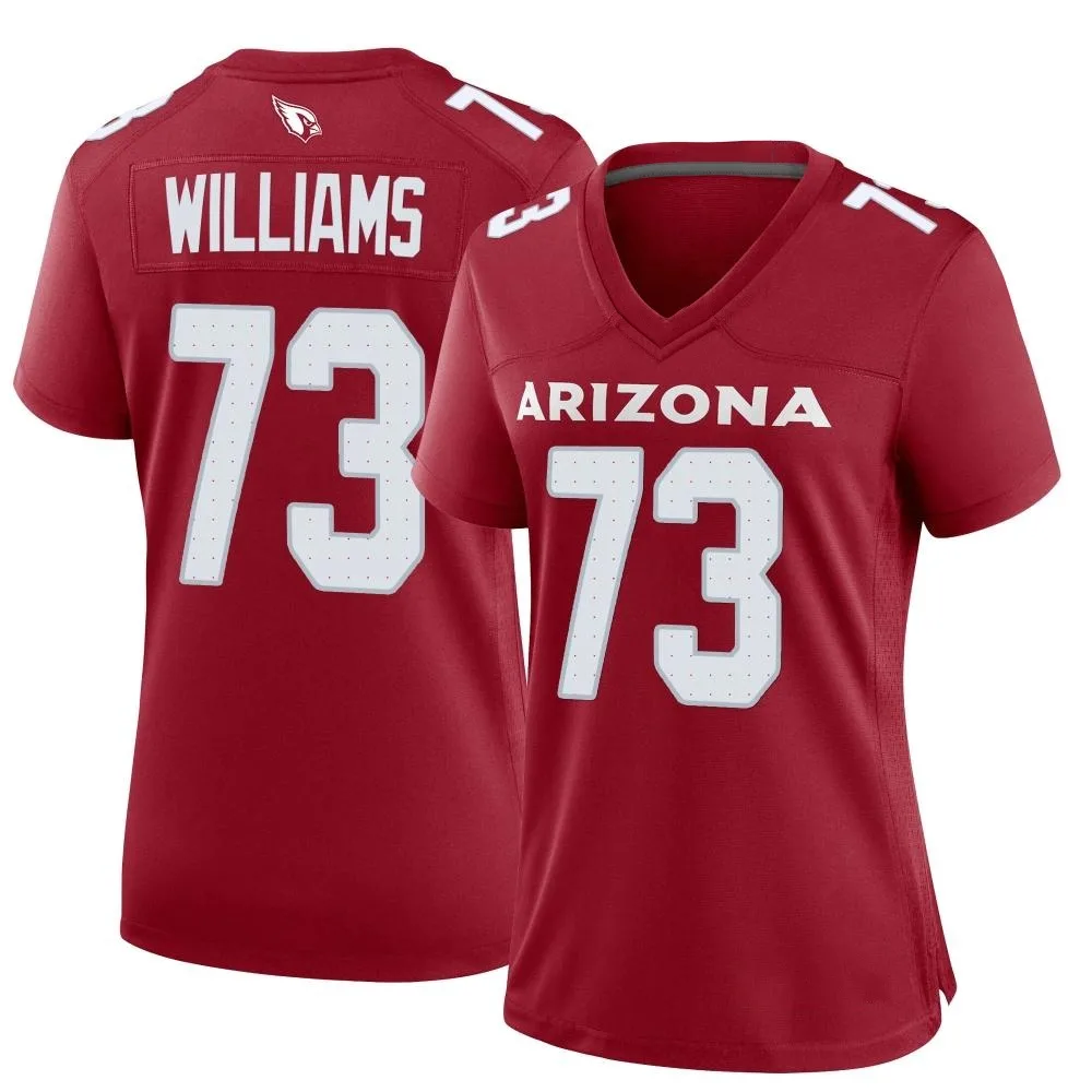 Women's Arizona Cardinals Jonah Williams Nike Cardinal Game Jersey Women's Arizona Cardinals Jonah Williams Nike Cardinal Game Jersey