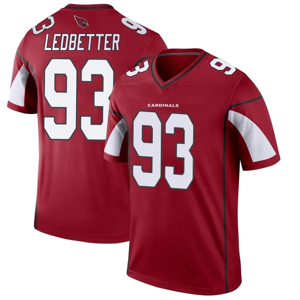 Men's Arizona Cardinals Jonathan Ledbetter Nike Cardinal Legend Jersey Men's Arizona Cardinals Jonathan Ledbetter Nike Cardinal Legend Jersey