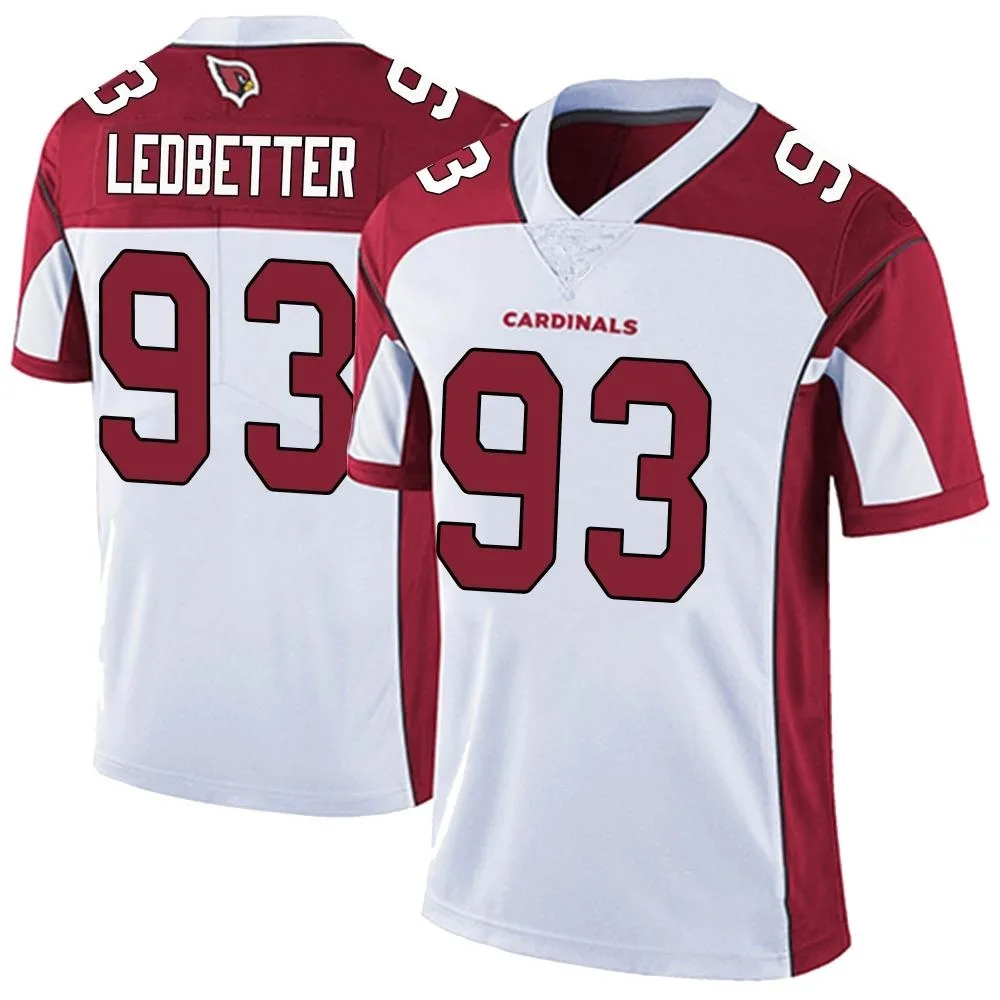 Men's Arizona Cardinals Jonathan Ledbetter Nike Vapor Untouchable Limited White Jersey Men's Arizona Cardinals Jonathan Ledbetter Nike Vapor Untouchable Limited White Jersey