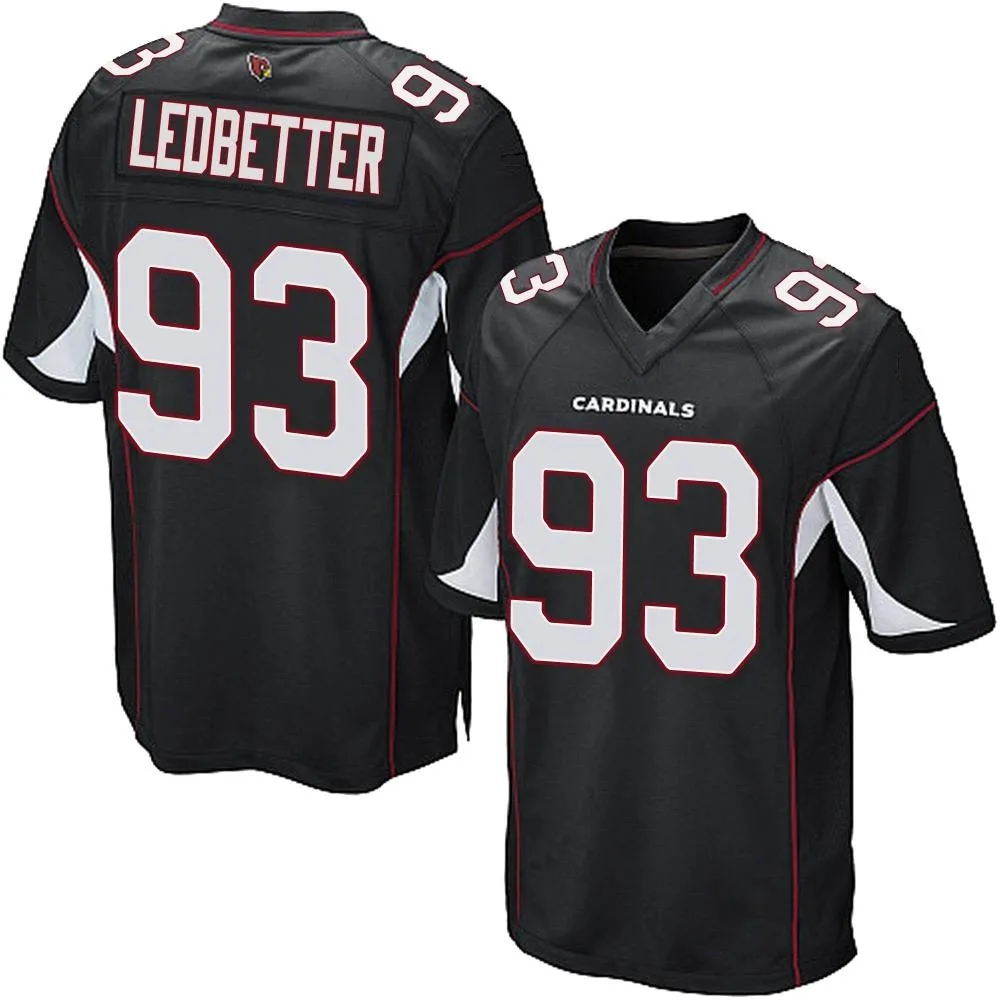 Youth Arizona Cardinals Jonathan Ledbetter Nike Alternate Game Black Jersey Youth Arizona Cardinals Jonathan Ledbetter Nike Alternate Game Black Jersey