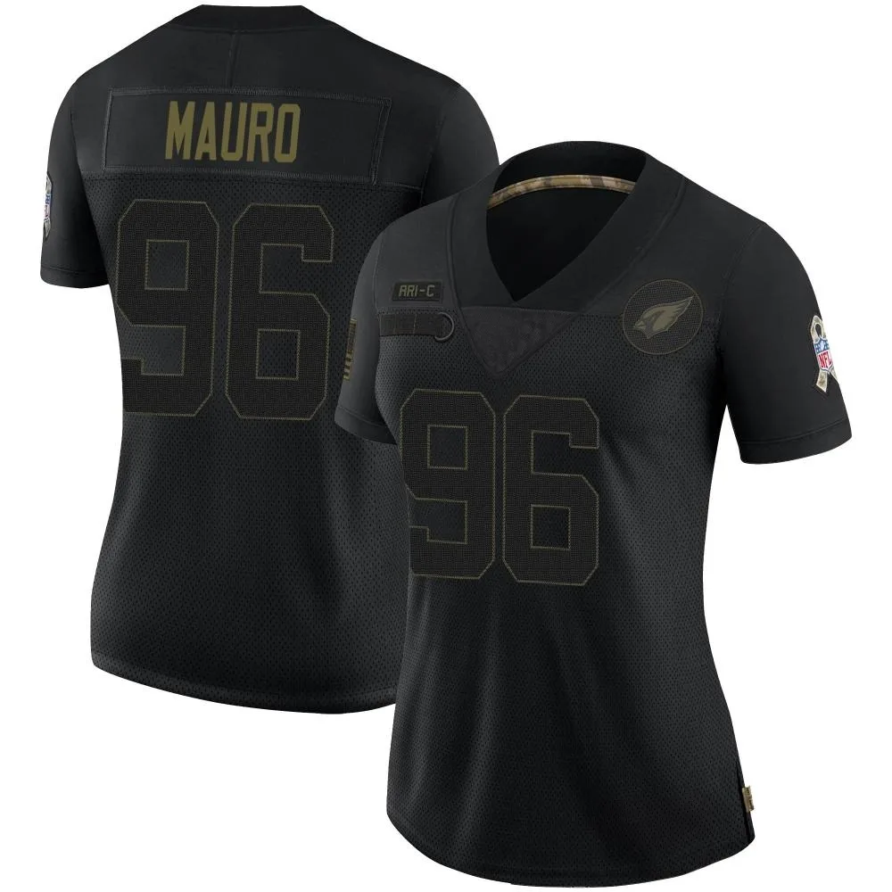 Women's Arizona Cardinals Josh Mauro Nike 2020 Salute To Service Limited Black Jersey Women's Arizona Cardinals Josh Mauro Nike 2020 Salute To Service Limited Black Jersey