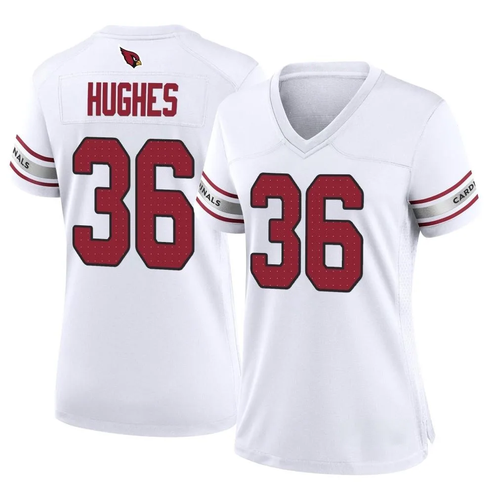 Women's Arizona Cardinals Juju Hughes Nike Game White Jersey Women's Arizona Cardinals Juju Hughes Nike Game White Jersey