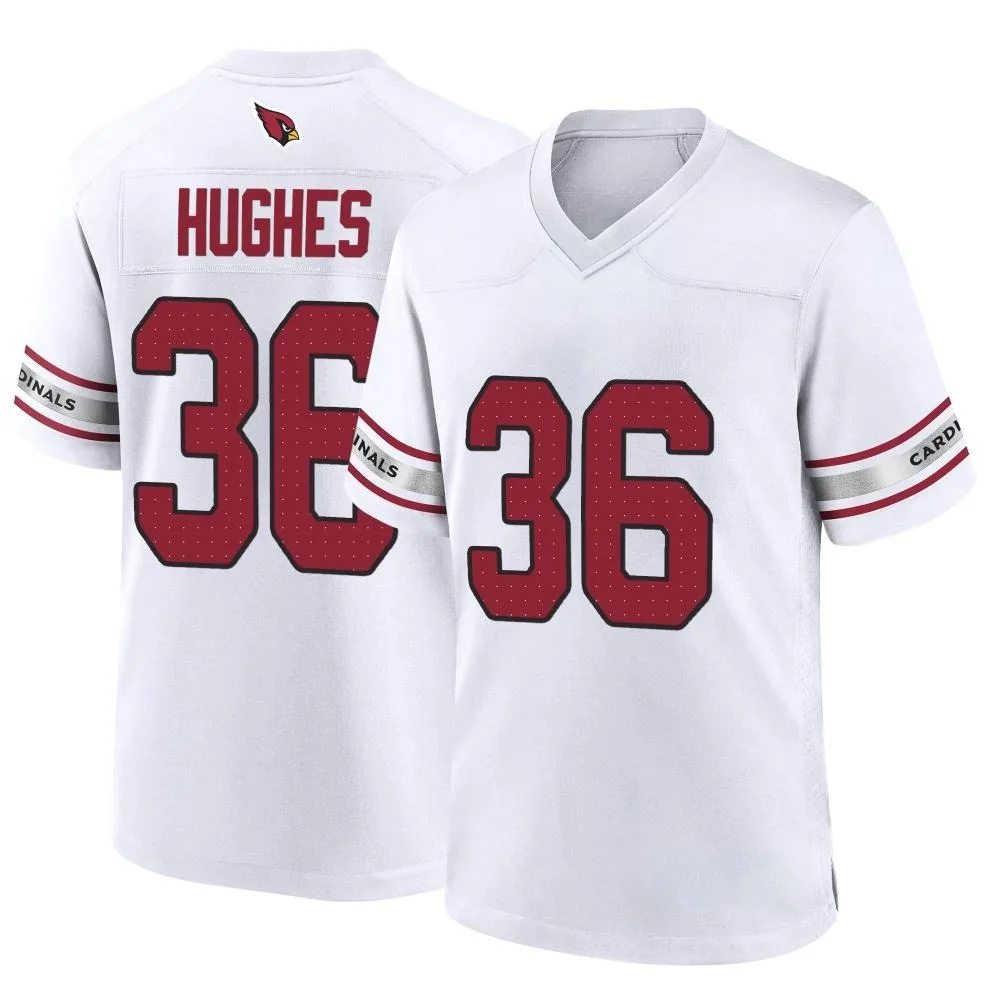 Youth Arizona Cardinals Juju Hughes Nike Game White Jersey Youth Arizona Cardinals Juju Hughes Nike Game White Jersey