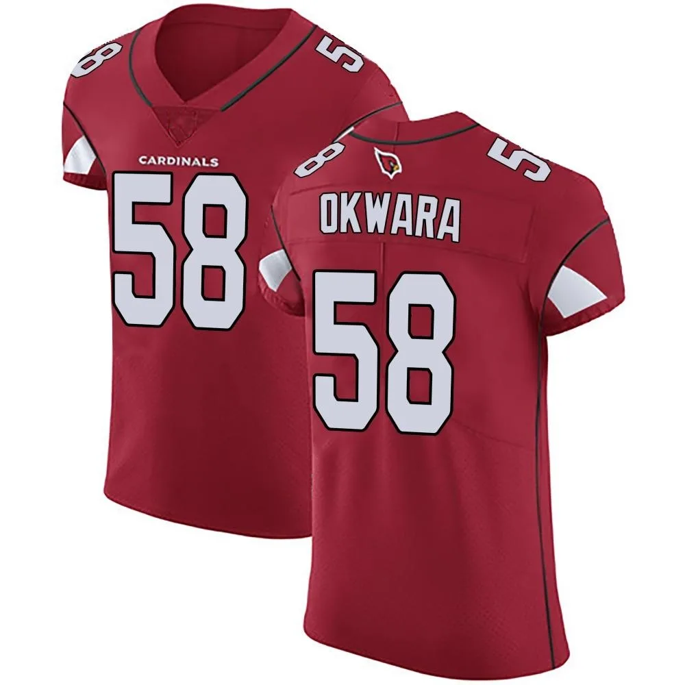Men's Arizona Cardinals Julian Okwara Nike Team Color Vapor Untouchable Elite Red Jersey Men's Arizona Cardinals Julian Okwara Nike Team Color Vapor Untouchable Elite Red Jersey