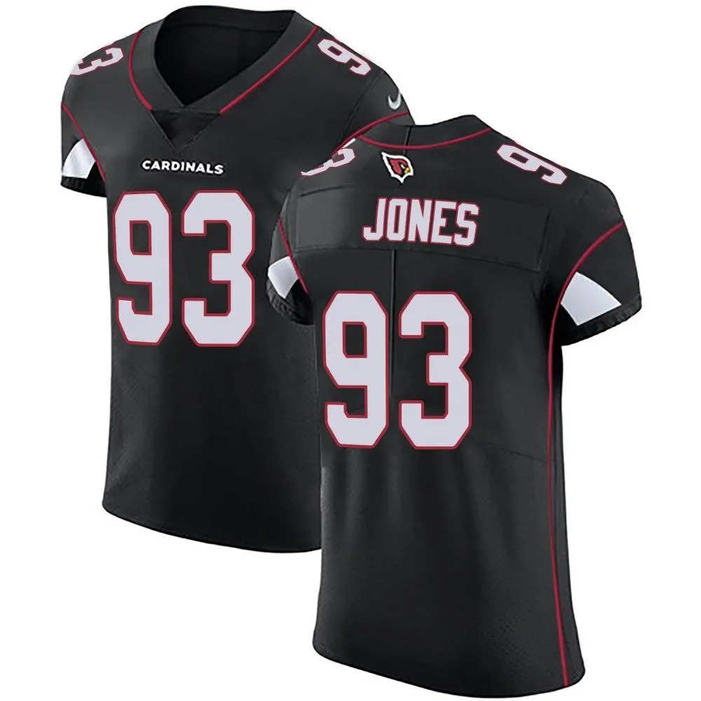 Men's Arizona Cardinals Justin Jones Nike Alternate Vapor Untouchable Elite Black Jersey Men's Arizona Cardinals Justin Jones Nike Alternate Vapor Untouchable Elite Black Jersey