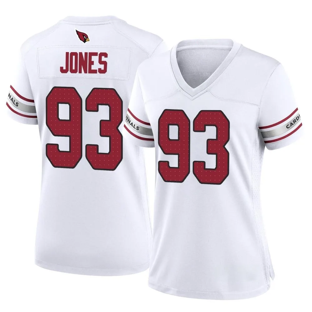 Women's Arizona Cardinals Justin Jones Nike Game White Jersey Women's Arizona Cardinals Justin Jones Nike Game White Jersey