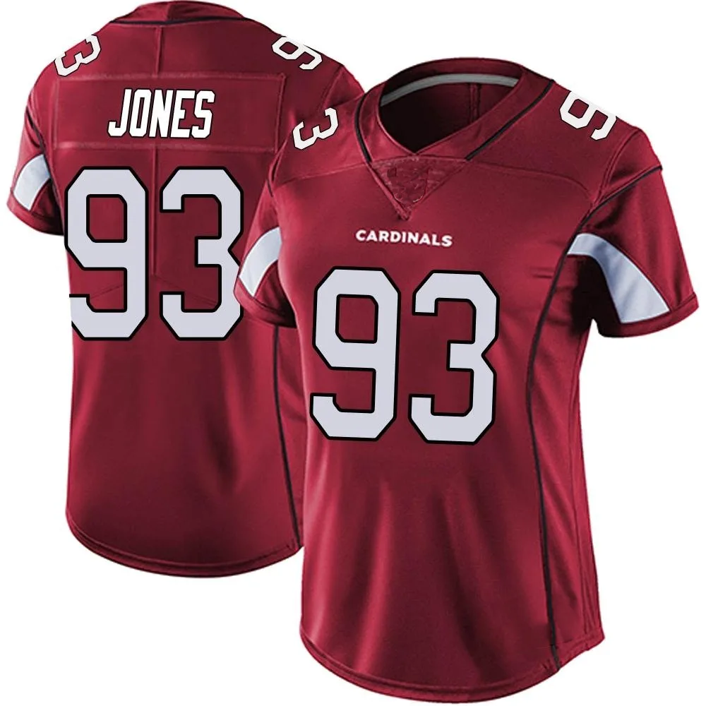 Women's Arizona Cardinals Justin Jones Nike Vapor Team Color Untouchable Limited Red Jersey Women's Arizona Cardinals Justin Jones Nike Vapor Team Color Untouchable Limited Red Jersey