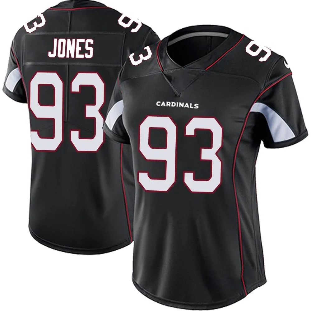 Women's Arizona Cardinals Justin Jones Nike Vapor Untouchable Limited Black Jersey Women's Arizona Cardinals Justin Jones Nike Vapor Untouchable Limited Black Jersey