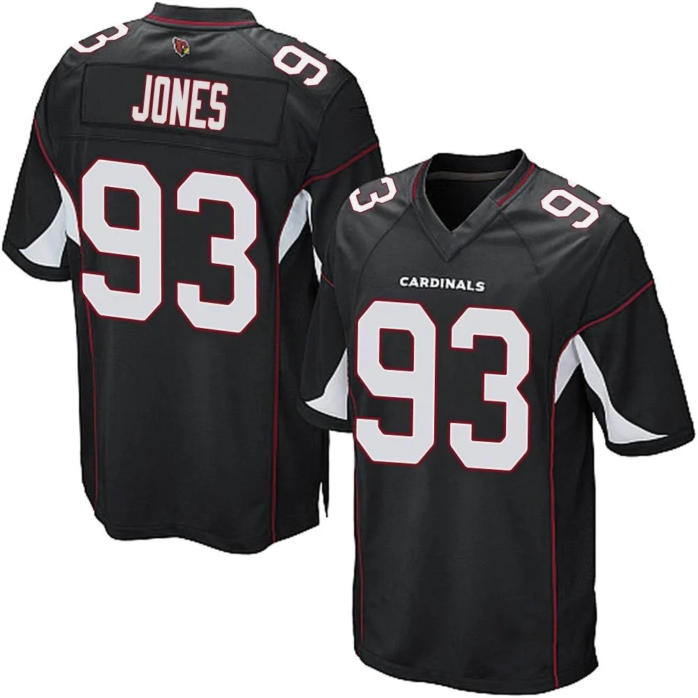Youth Arizona Cardinals Justin Jones Nike Alternate Game Black Jersey Youth Arizona Cardinals Justin Jones Nike Alternate Game Black Jersey