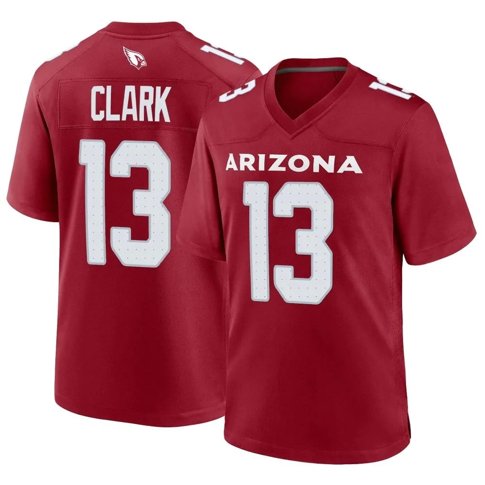 Men's Arizona Cardinals Kei'trel Clark Nike Cardinal Game Jersey Men's Arizona Cardinals Kei'trel Clark Nike Cardinal Game Jersey