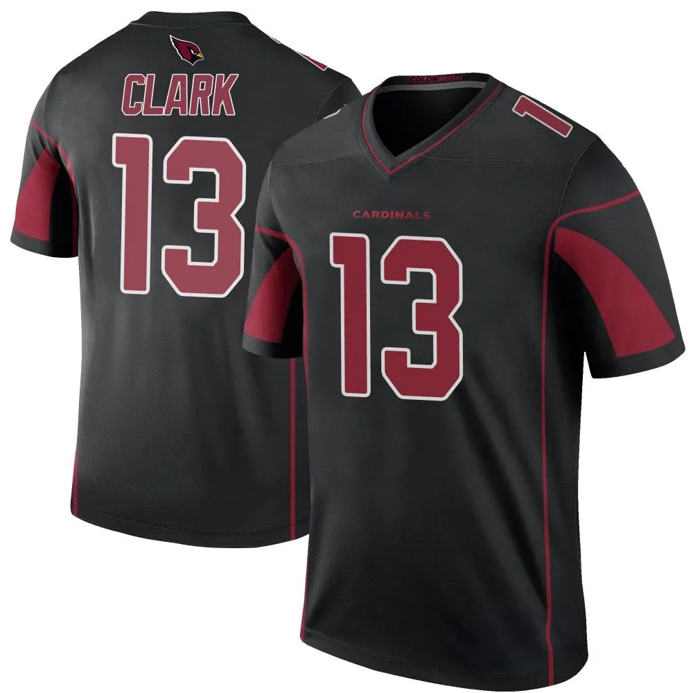 Men's Arizona Cardinals Kei'trel Clark Nike Color Rush Legend Black Jersey Men's Arizona Cardinals Kei'trel Clark Nike Color Rush Legend Black Jersey