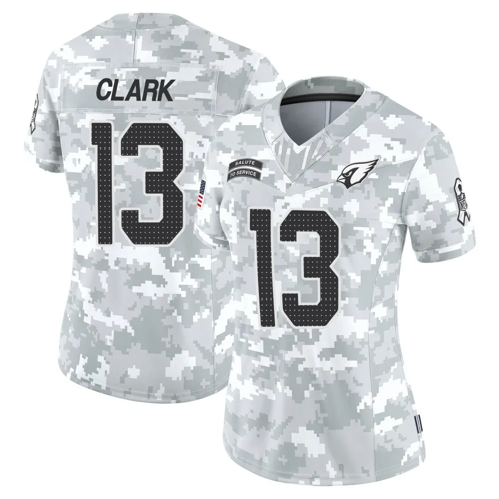 Women's Arizona Cardinals Kei'trel Clark Nike 2024 Salute To Service Limited Arctic Camo Jersey Women's Arizona Cardinals Kei'trel Clark Nike 2024 Salute To Service Limited Arctic Camo Jersey