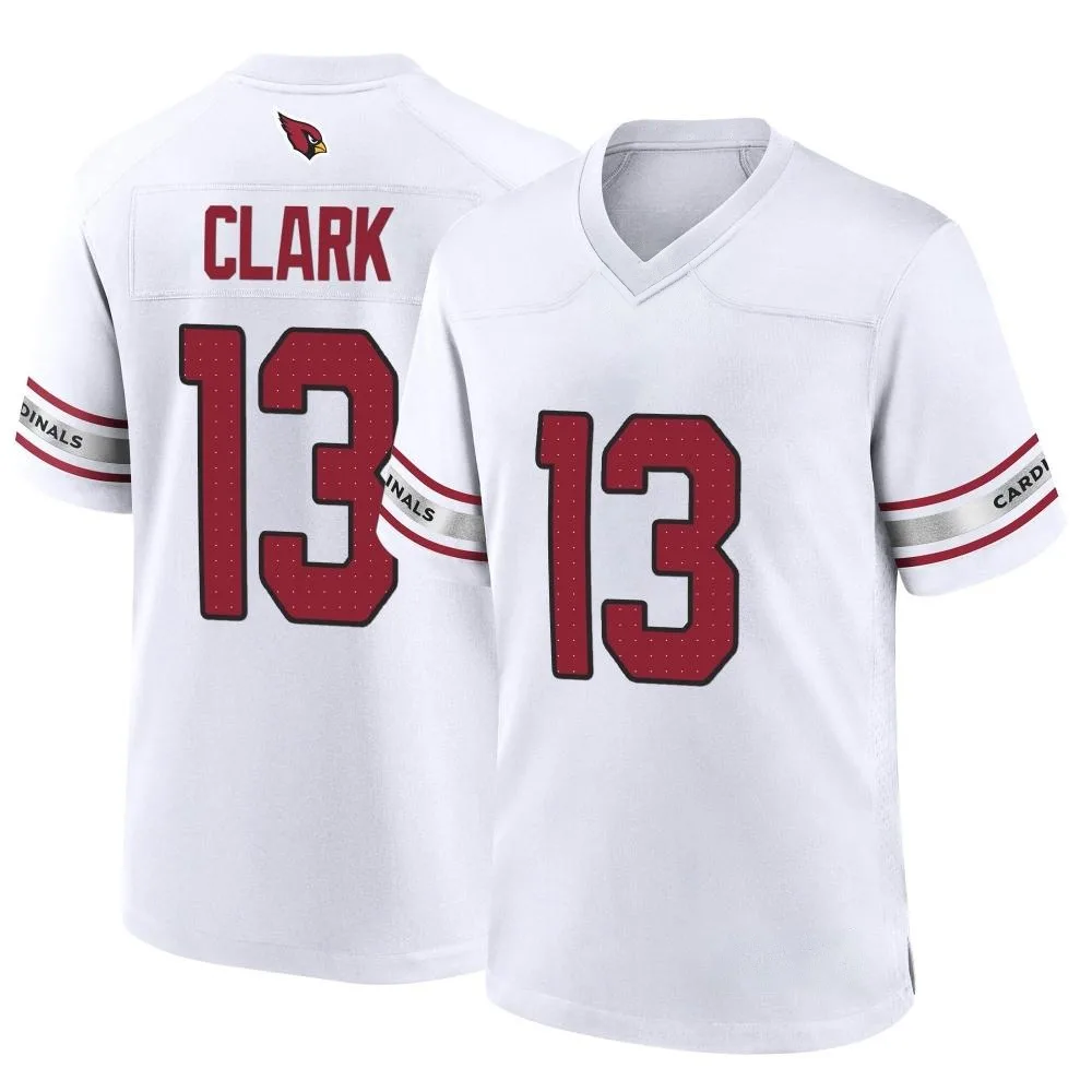 Youth Arizona Cardinals Kei'trel Clark Nike Game White Jersey Youth Arizona Cardinals Kei'trel Clark Nike Game White Jersey