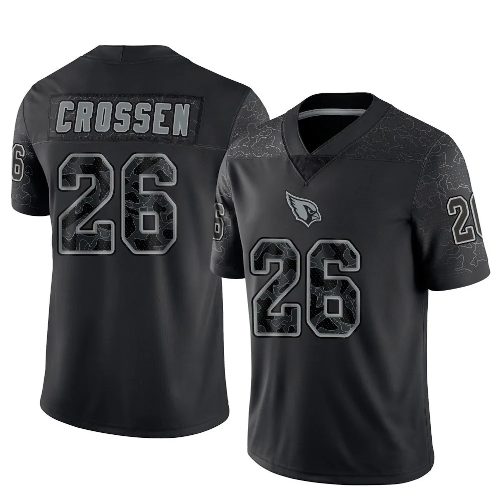 Men's Arizona Cardinals Keion Crossen Nike Reflective Limited Black Jersey Men's Arizona Cardinals Keion Crossen Nike Reflective Limited Black Jersey