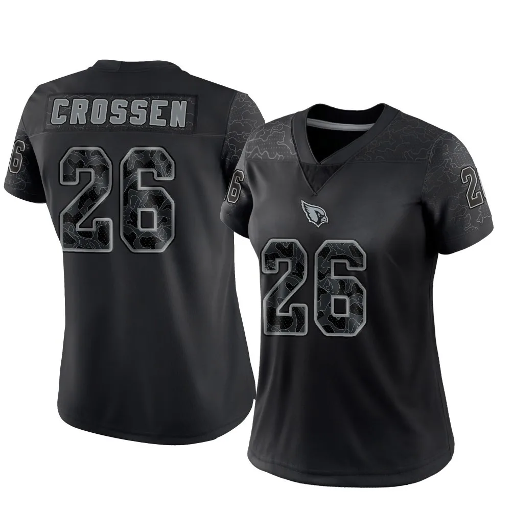 Women's Arizona Cardinals Keion Crossen Nike Reflective Limited Black Jersey Women's Arizona Cardinals Keion Crossen Nike Reflective Limited Black Jersey