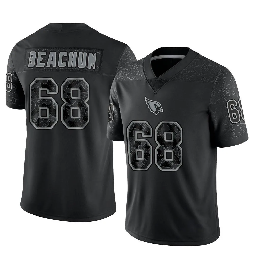 Men's Arizona Cardinals Kelvin Beachum Nike Reflective Limited Black Jersey Men's Arizona Cardinals Kelvin Beachum Nike Reflective Limited Black Jersey