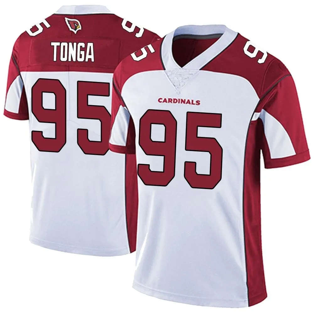 Men's Arizona Cardinals Khyiris Tonga Nike Vapor Untouchable Limited White Jersey Men's Arizona Cardinals Khyiris Tonga Nike Vapor Untouchable Limited White Jersey