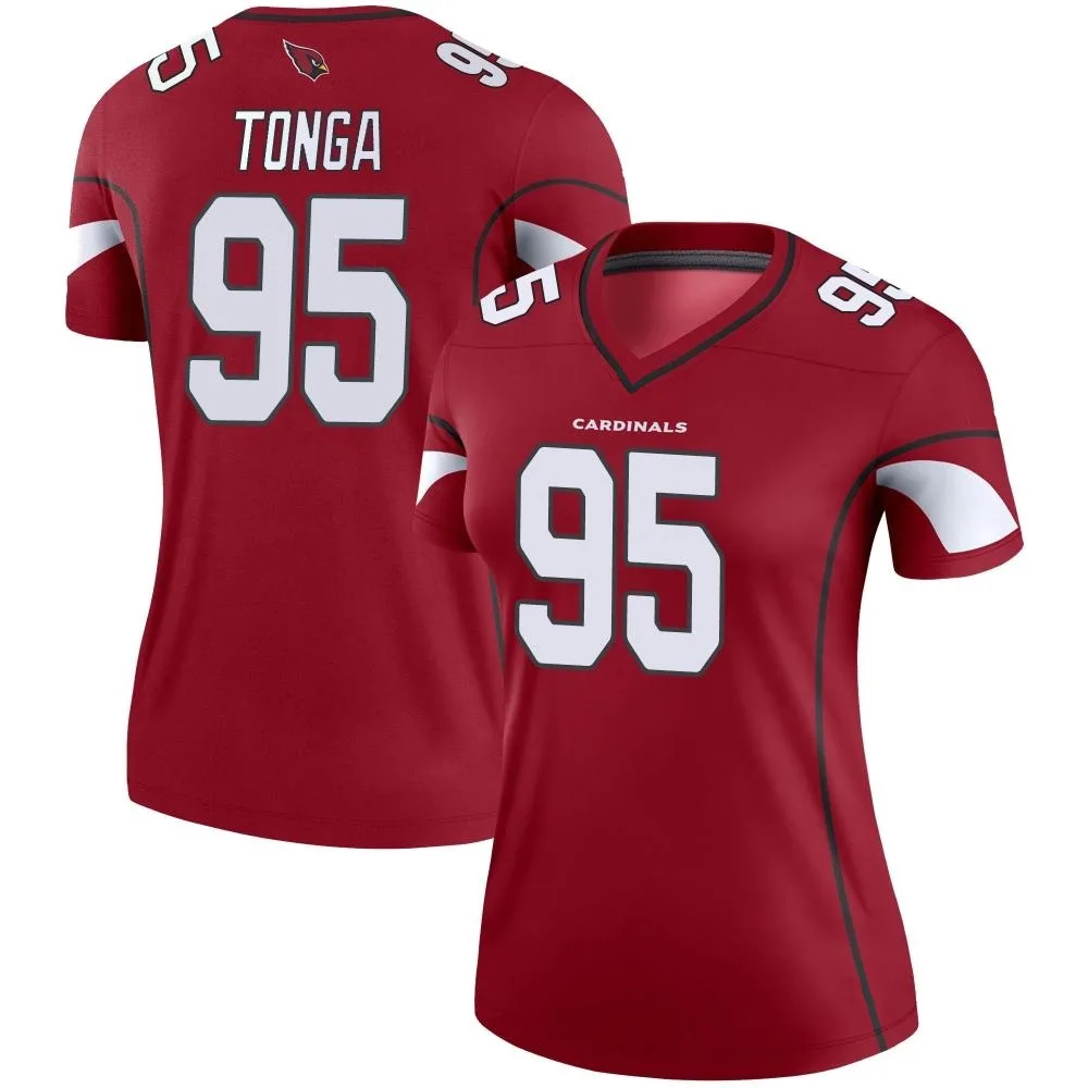 Women's Arizona Cardinals Khyiris Tonga Nike Cardinal Legend Jersey Women's Arizona Cardinals Khyiris Tonga Nike Cardinal Legend Jersey