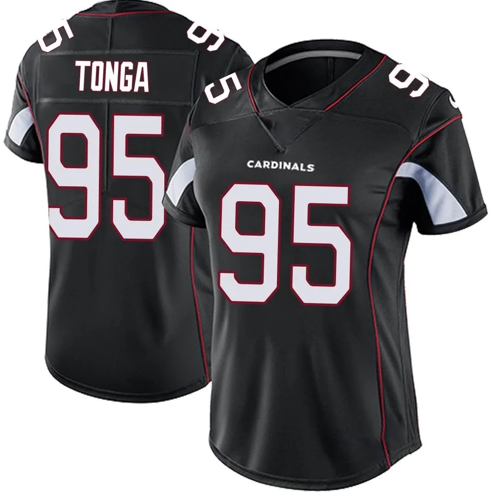 Women's Arizona Cardinals Khyiris Tonga Nike Vapor Untouchable Limited Black Jersey Women's Arizona Cardinals Khyiris Tonga Nike Vapor Untouchable Limited Black Jersey