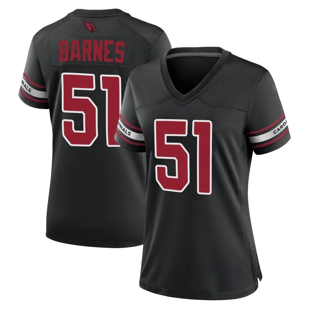 Women's Arizona Cardinals Krys Barnes Nike 2nd Alternate Game Black Jersey Women's Arizona Cardinals Krys Barnes Nike 2nd Alternate Game Black Jersey