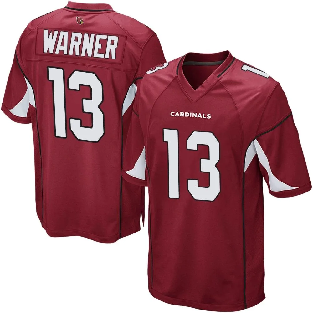 Men's Arizona Cardinals Kurt Warner Nike Cardinal Team Color Game Jersey Men's Arizona Cardinals Kurt Warner Nike Cardinal Team Color Game Jersey