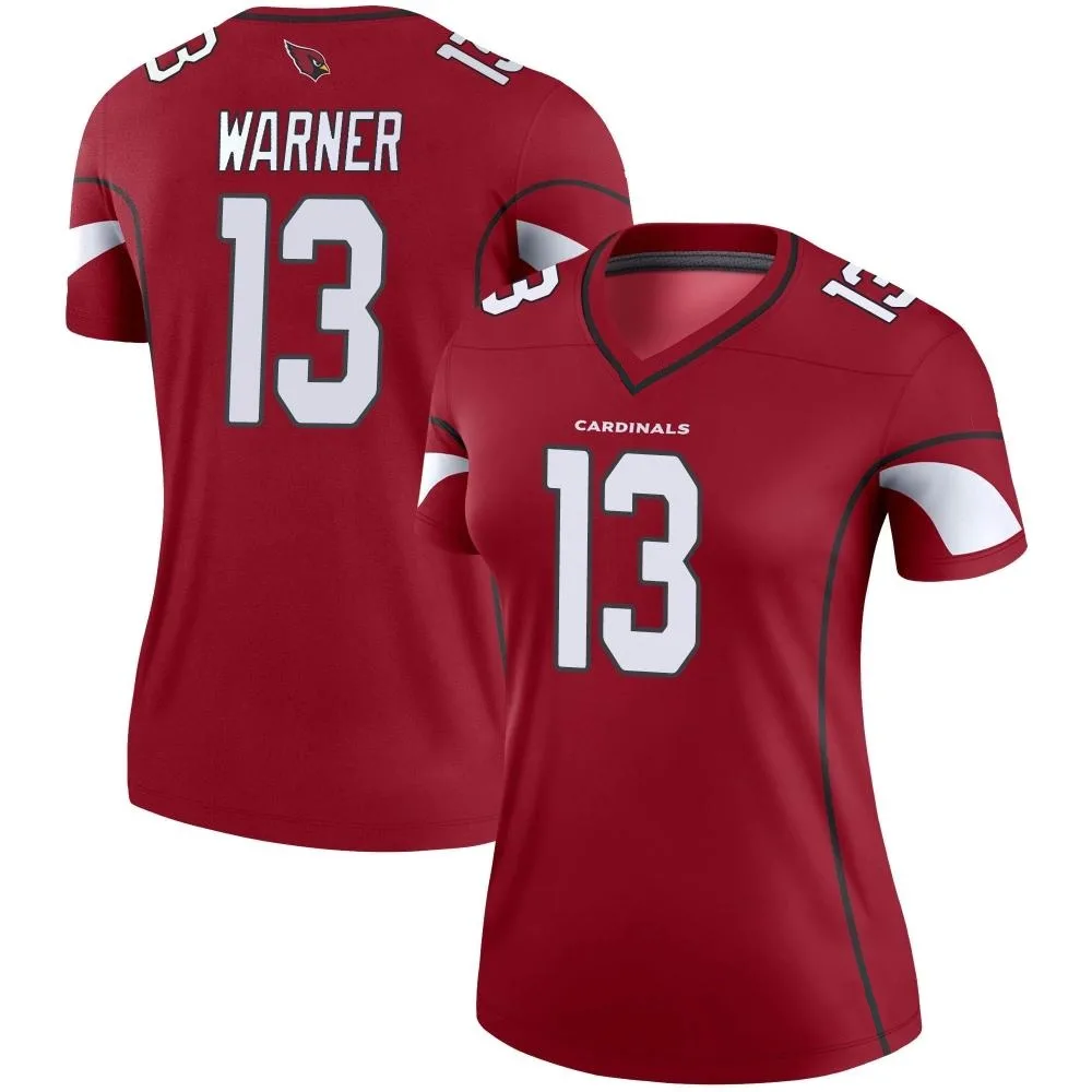 Women's Arizona Cardinals Kurt Warner Nike Cardinal Legend Jersey Women's Arizona Cardinals Kurt Warner Nike Cardinal Legend Jersey