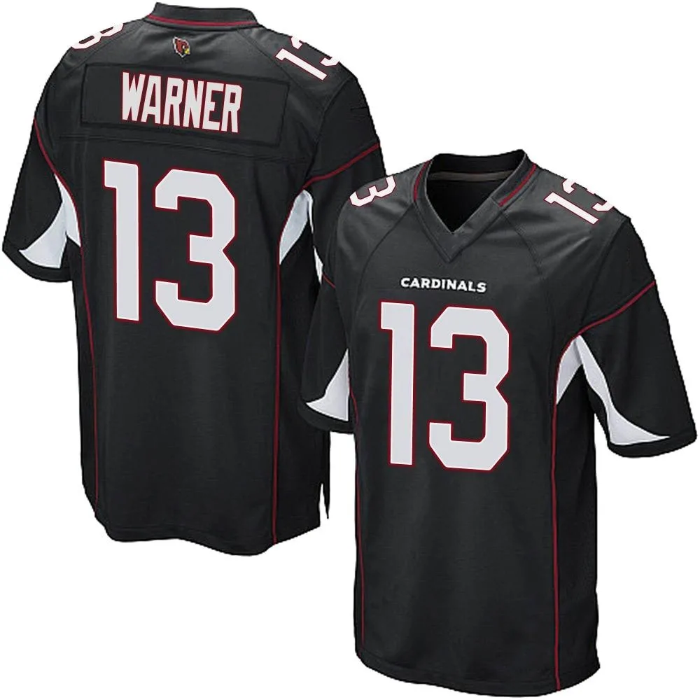 Youth Arizona Cardinals Kurt Warner Nike Alternate Game Black Jersey Youth Arizona Cardinals Kurt Warner Nike Alternate Game Black Jersey